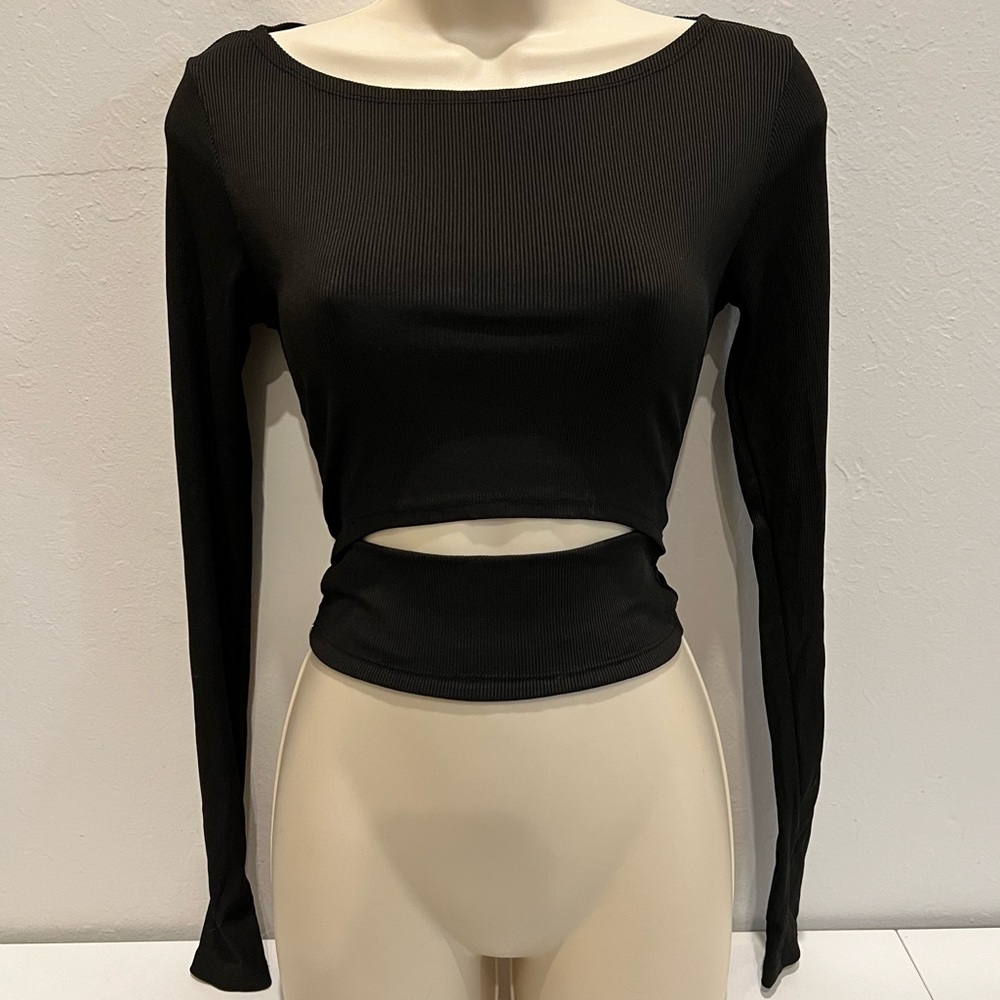 Long Sleeve Black Top